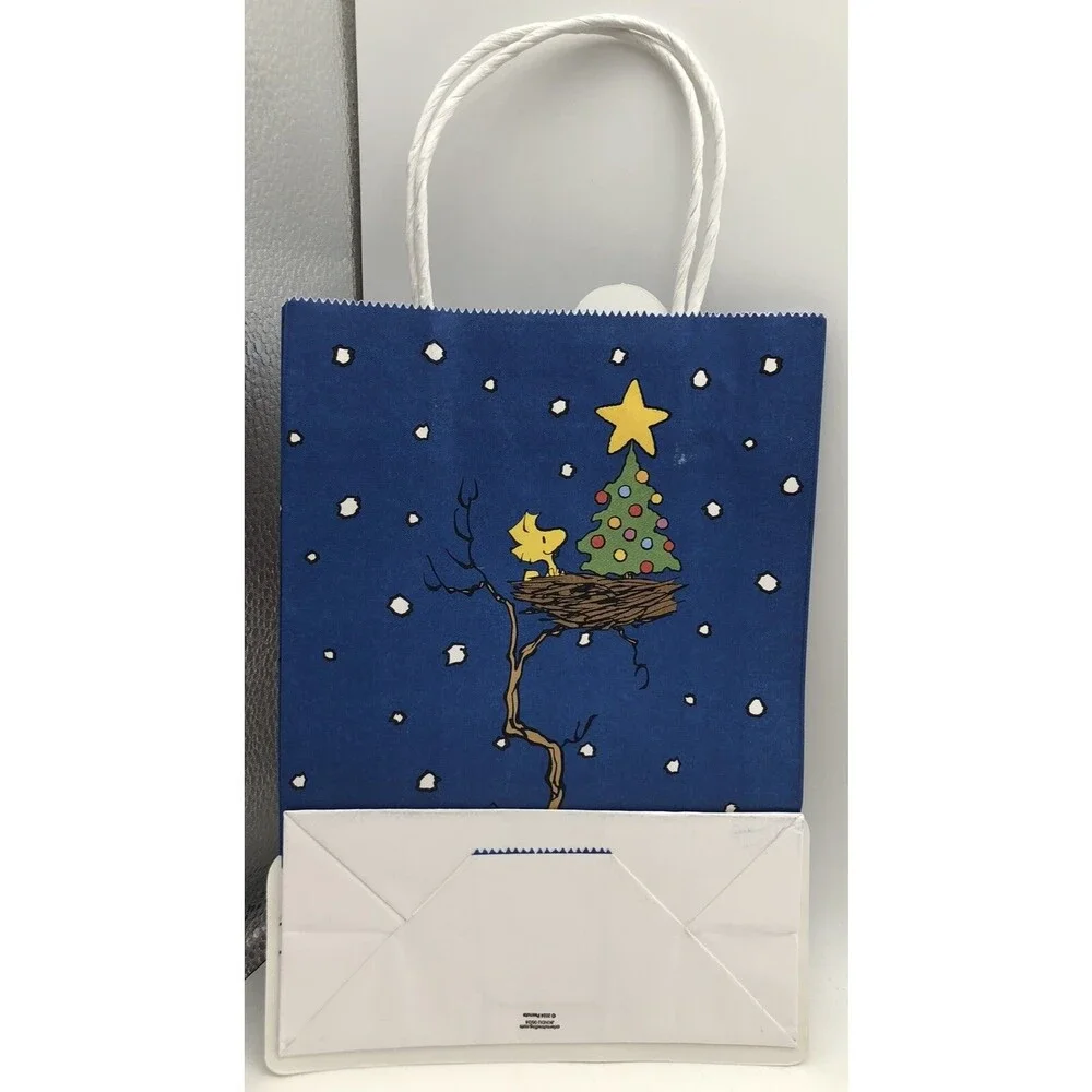 Peanuts Snoopy Kids Christmas Gift Craft Goody Party Bag Grandparents